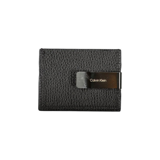 Calvin Klein Sleek Leather Card Holder with Money Clip - ClickThatClicks 