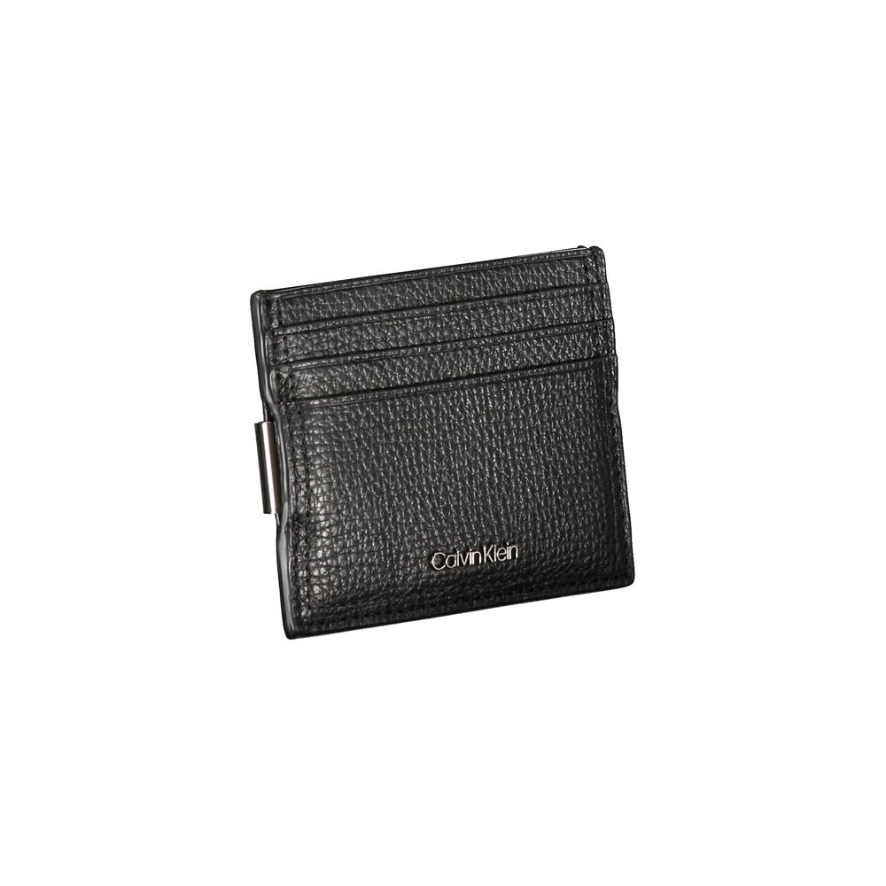 Calvin Klein Sleek Leather Card Holder with Money Clip - ClickThatClicks 