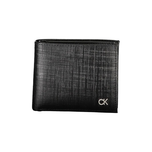 Calvin Klein Nero Leather Men's Wallet - ClickThatClicks 