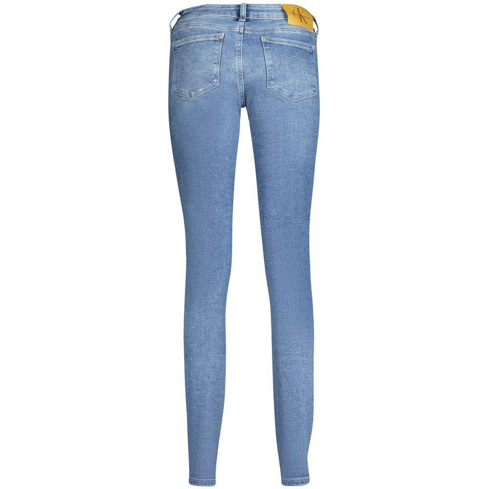 Calvin Klein Blu Cotton Women Jeans - ClickThatClicks 