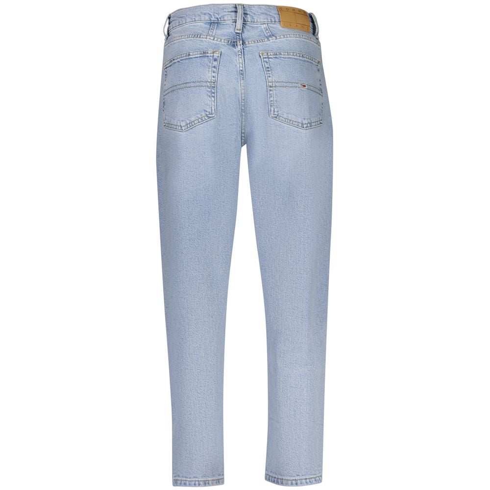 Tommy Hilfiger Azzurro Cotton Women's High-Waisted Jean - ClickThatClicks 