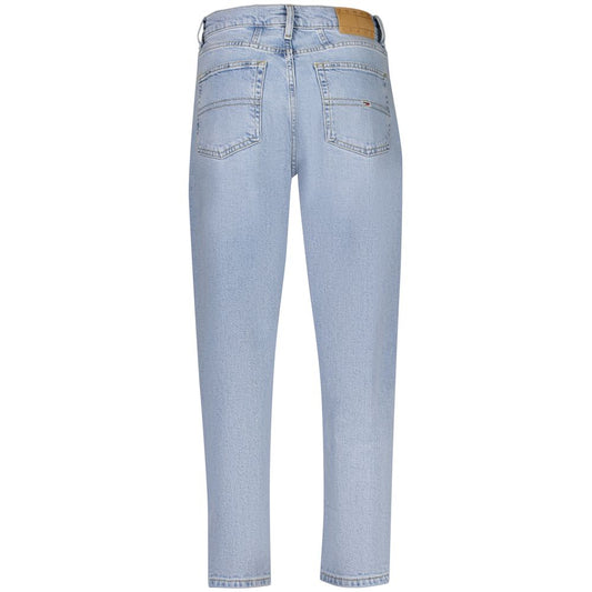 Tommy Hilfiger Azzurro Cotton Women's High-Waisted Jean - ClickThatClicks 