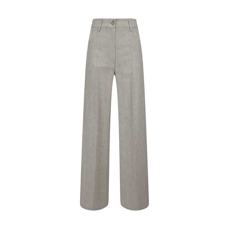 Forte_Forte Gray Viscose Casual Pants
