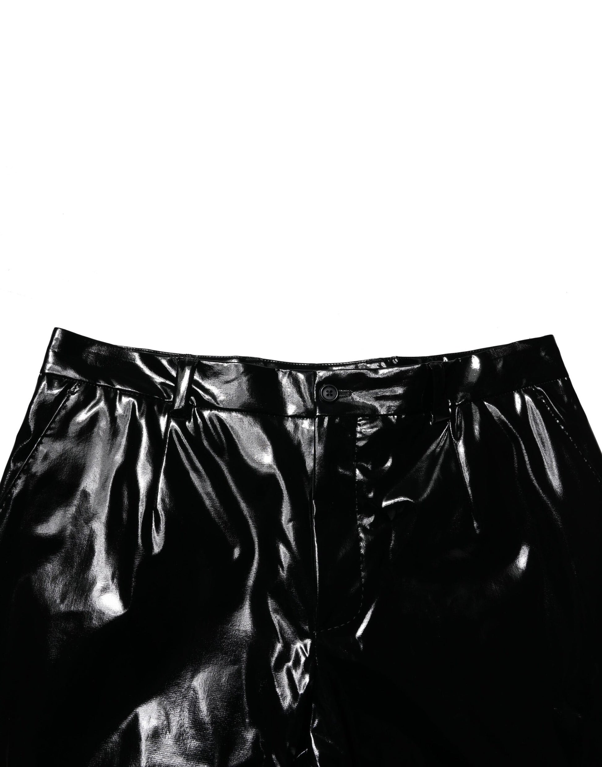 Dolce & Gabbana Black Nylon Straight Men Pants - ClickThatClicks 