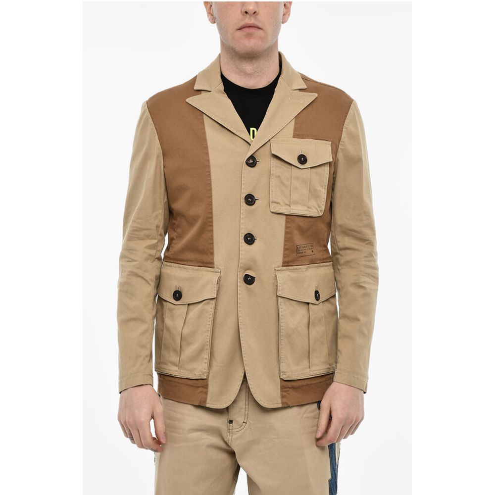 Dsquared² Two-tone Sahariana Jacket