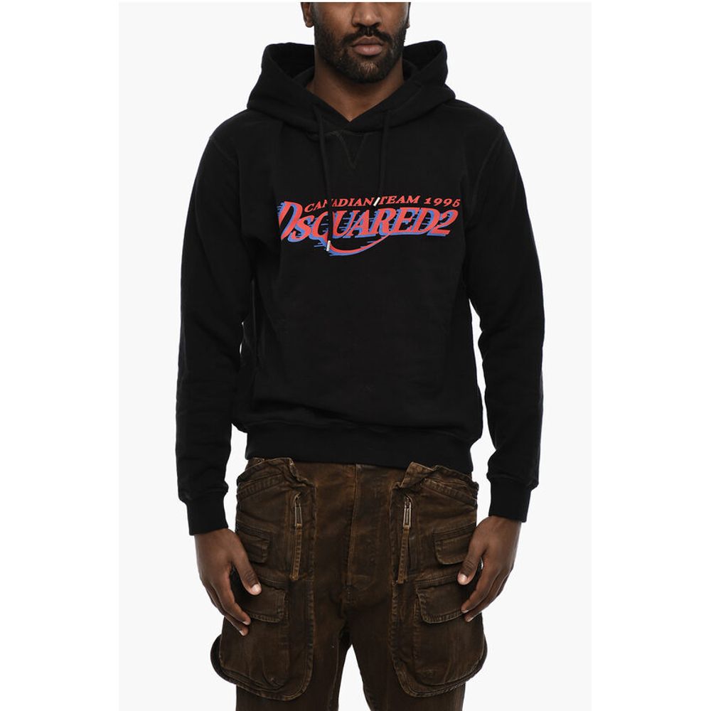 Dsquared² Cotton Hoodie with Logo Print