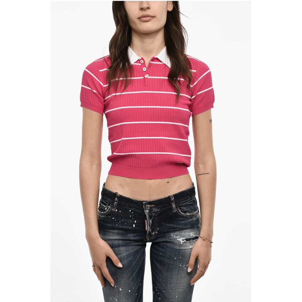 Dsquared² Two-Tone Striped Polo