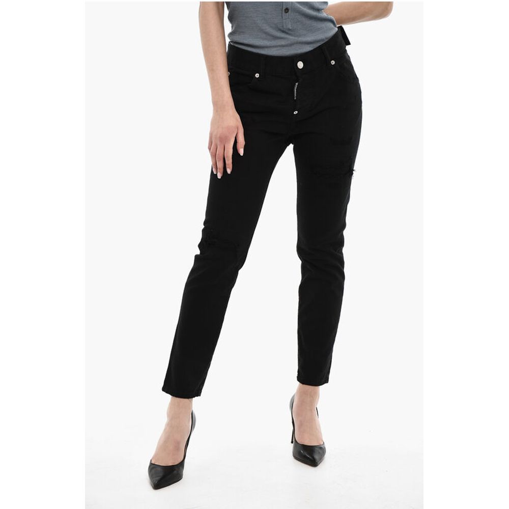 Dsquared² Distressed Effect High-Waisted Jeans