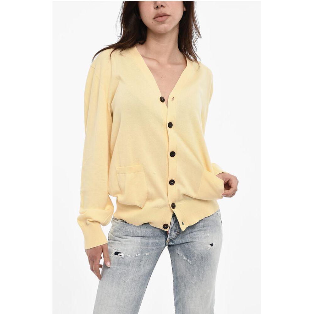 Dsquared² V-neck Cardigan With Double Breast Pockets