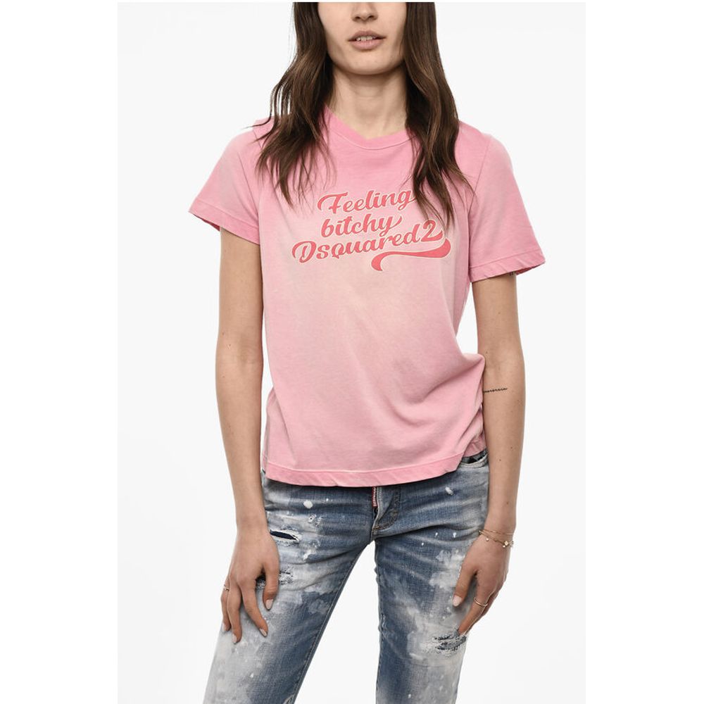 Dsquared² Slim Fit Gradient Effect Crew-neck T-shirt