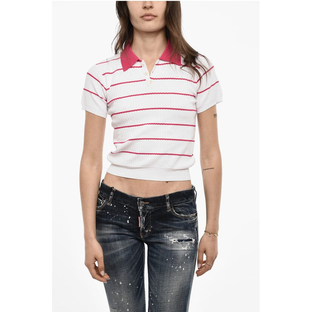 Dsquared² Two-Tone Striped Polo