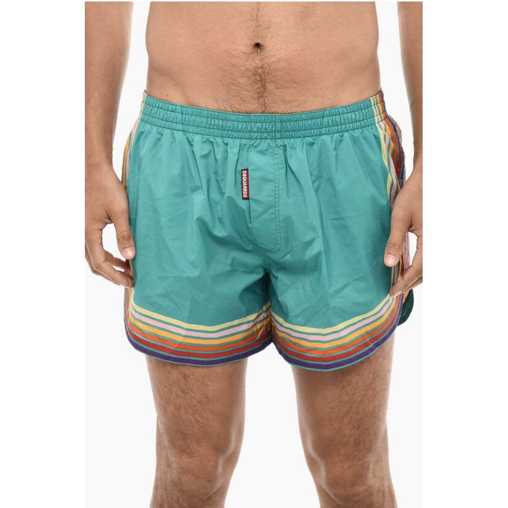 Dsquared² Contrasting Stripe Motif Swim Short