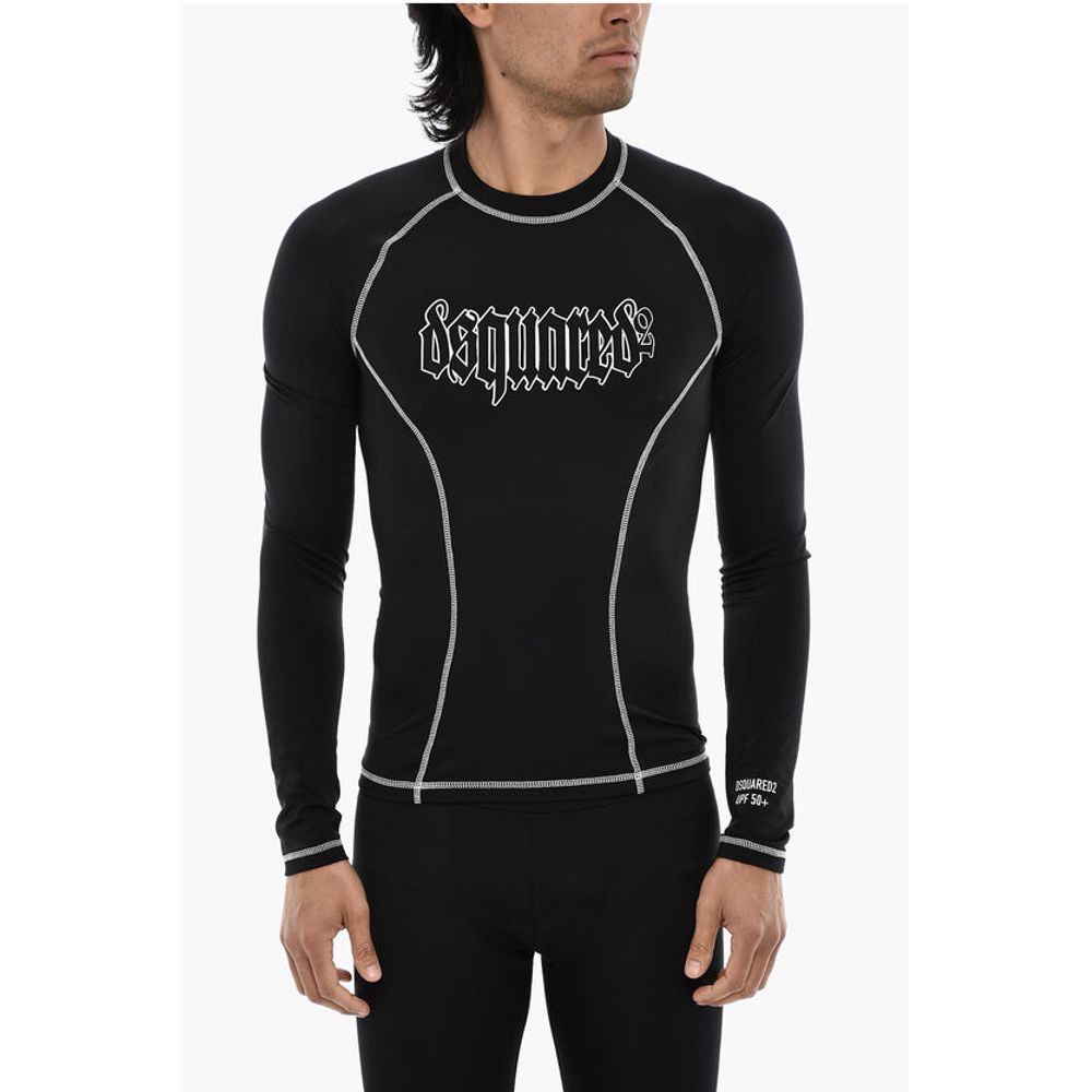 Dsquared² Slim Fit Sport T-shirt with Gothic Print