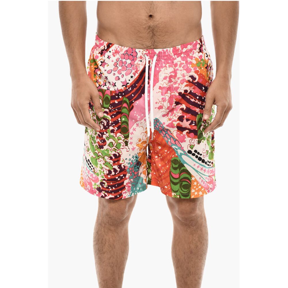 Dsquared² Allover Printed Swim Shorts