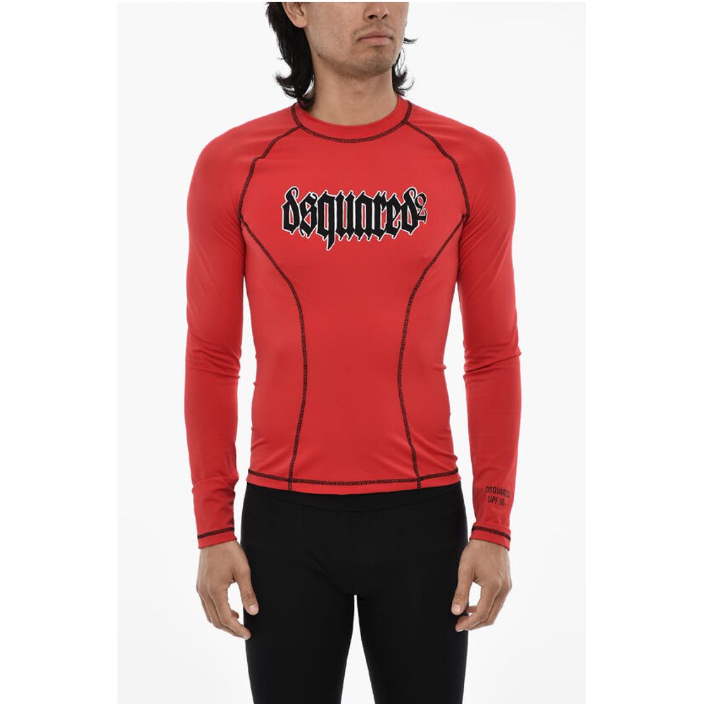 Dsquared² Slim Fit Sport T-shirt with Gothic Print