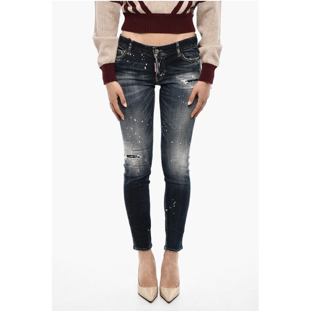 Dsquared² Splatter Effect Distressed Jeans