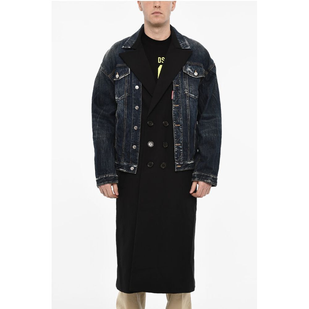 Dsquared² Double Layer Double Breasted Coat