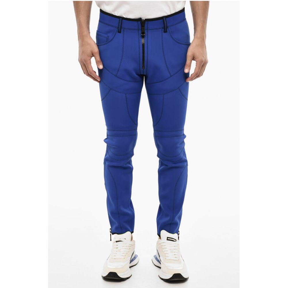 Dsquared² Visible Stitching Slim Fit Nylon Pants