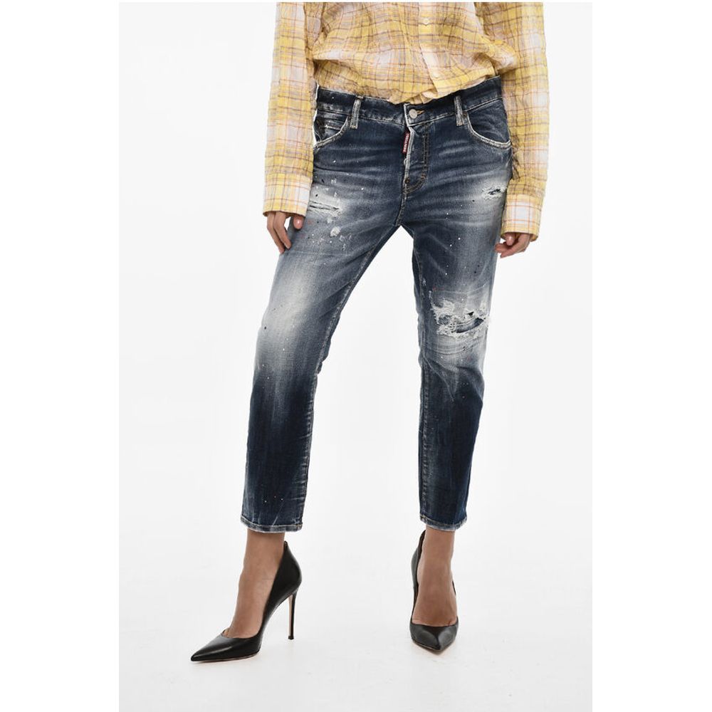 Dsquared² Vintage Effect Regular Fit Jeans