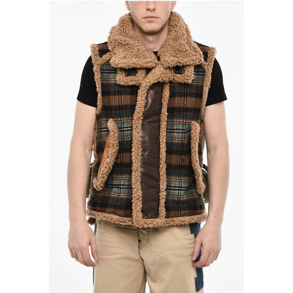 Dsquared² Multi Fabric Padded Vest