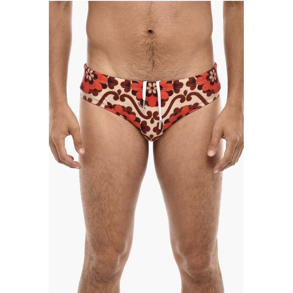 Dsquared² Floral Motif Slip Swimsuit