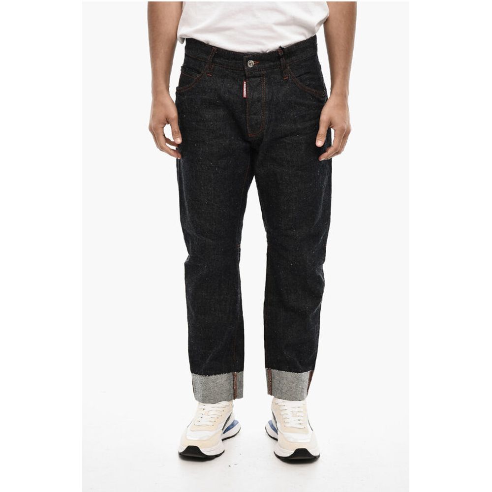 Dsquared² Regular Fit Jeans with Visible Stictiching