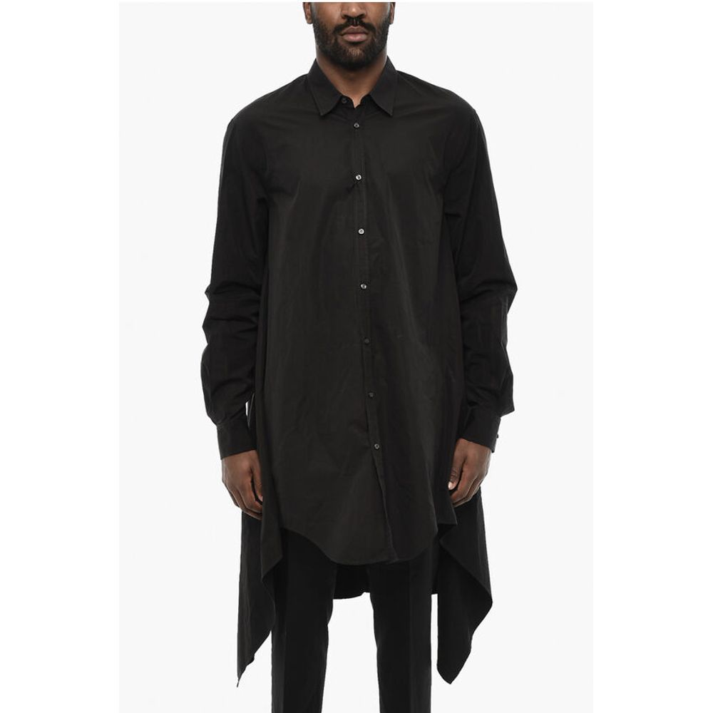 Dsquared² Asymmetrical Cut Shirt with Classic Collar