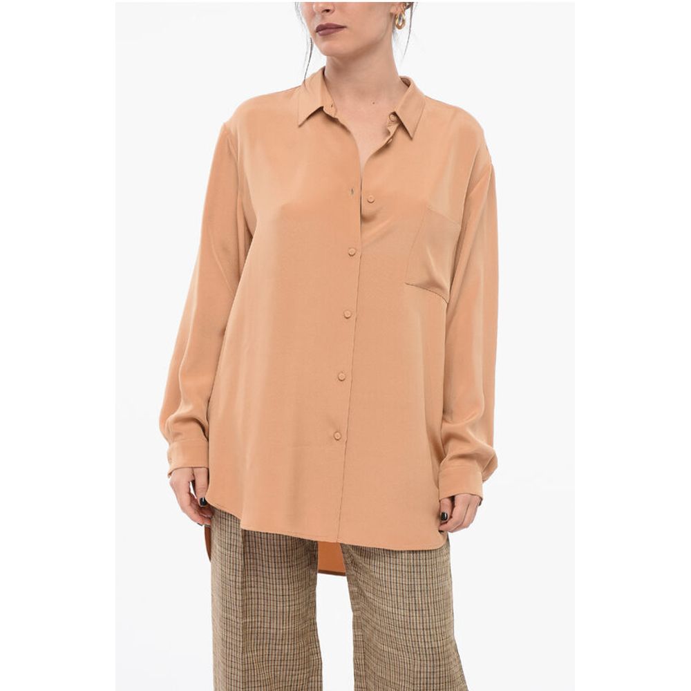 Super Blond Silk Oversized Shirt