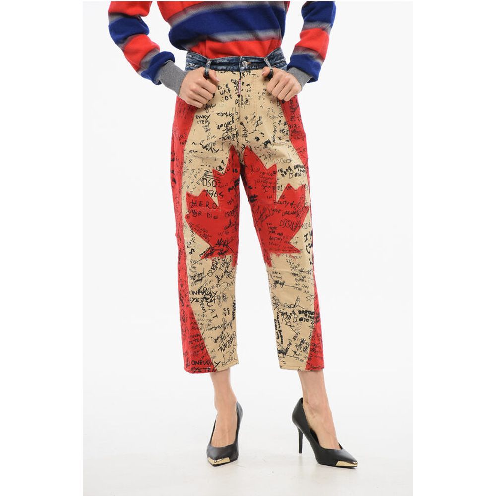 Dsquared² Patchwork Kawaii Fit Denims 21cm