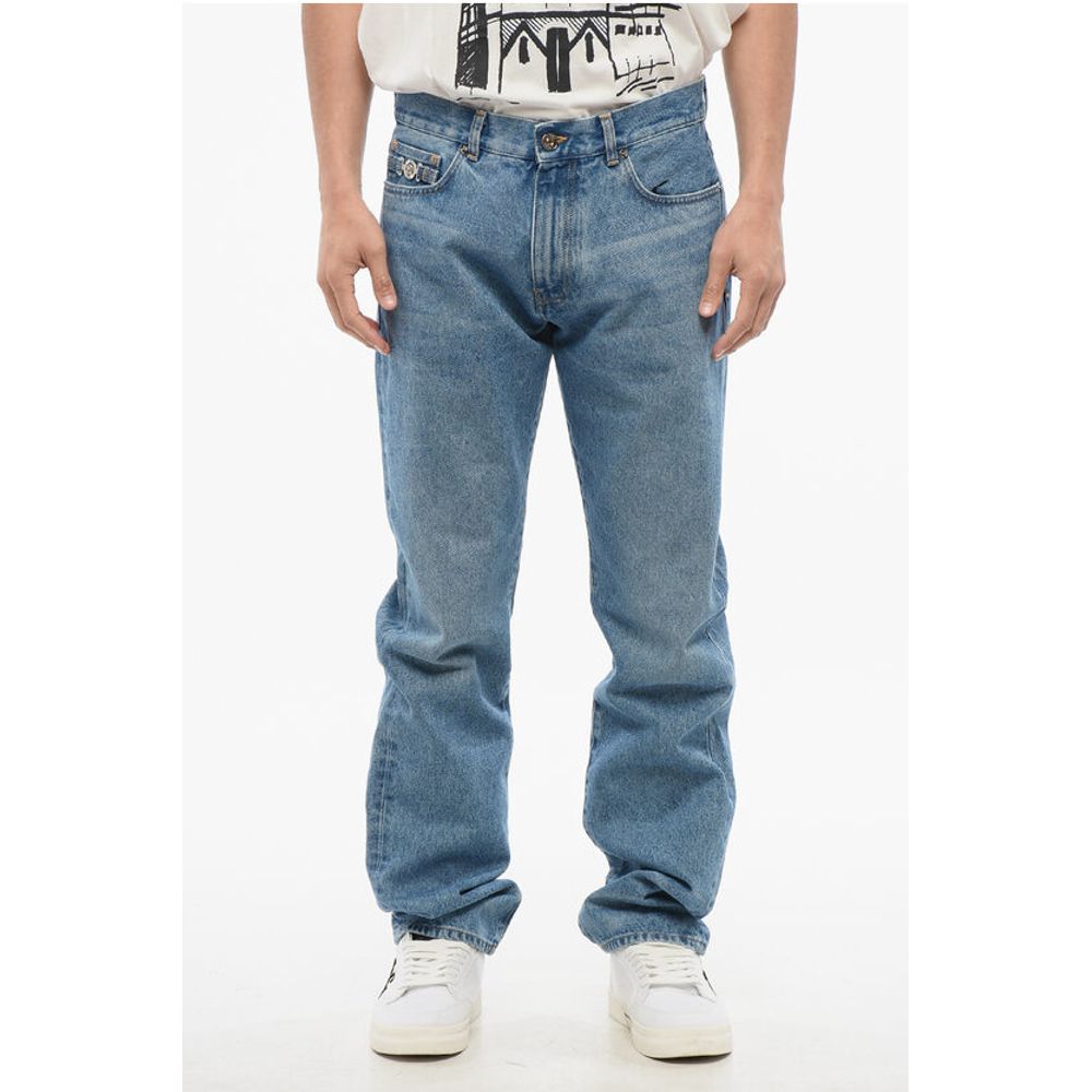 Versace Mid Washed Slim Fit Denims 17cm