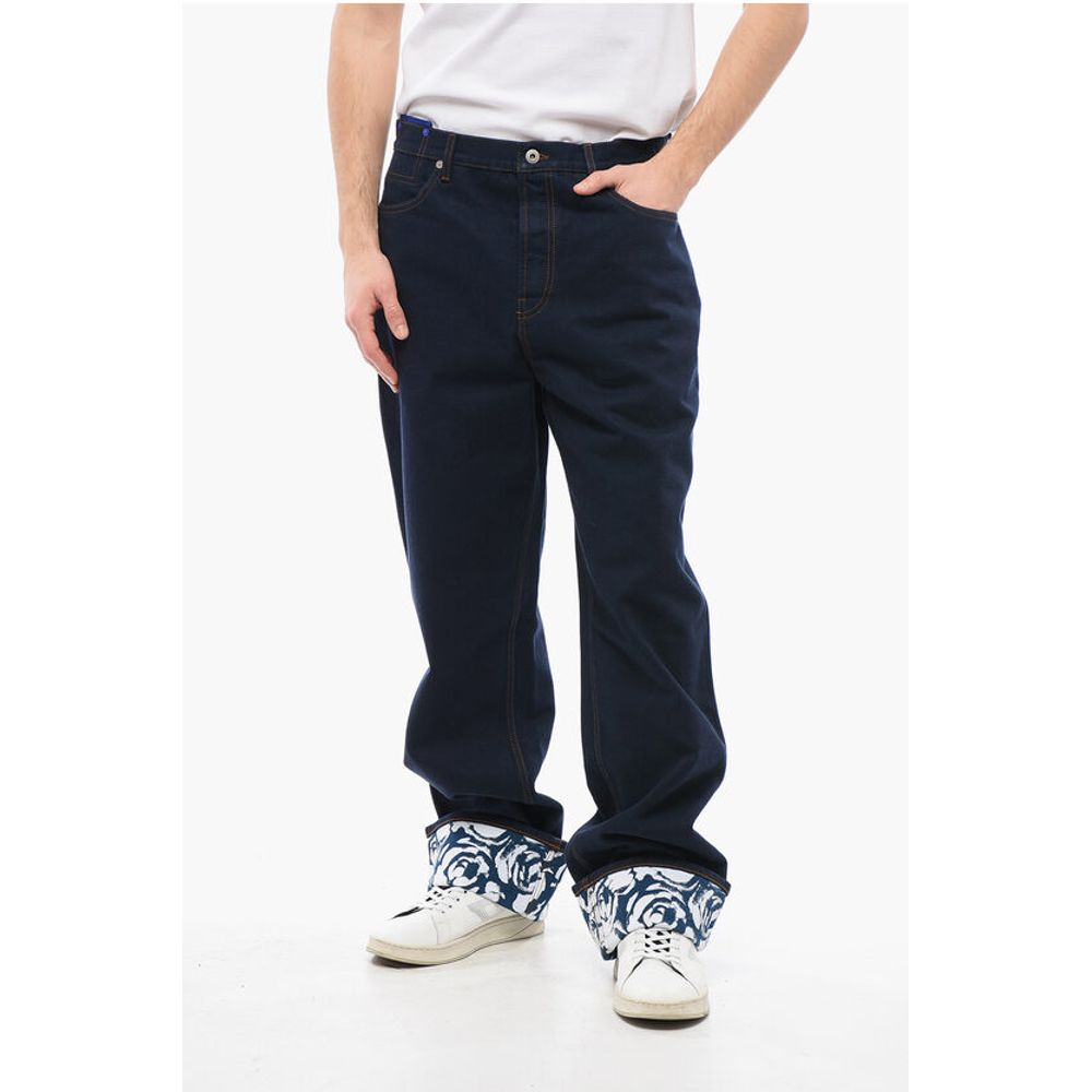 Burberry Dark-washed Wide-leg Denims