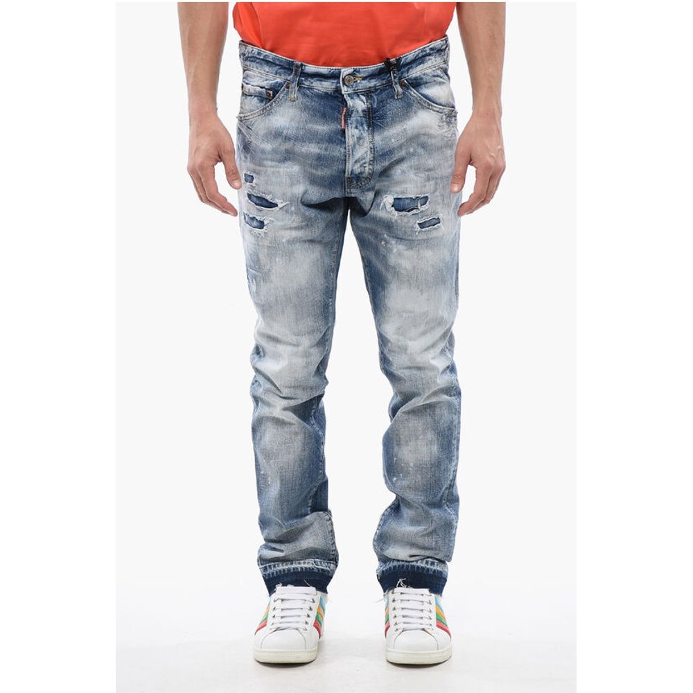 Dsquared² Distressed Effect Cool Guy Fit Jeans