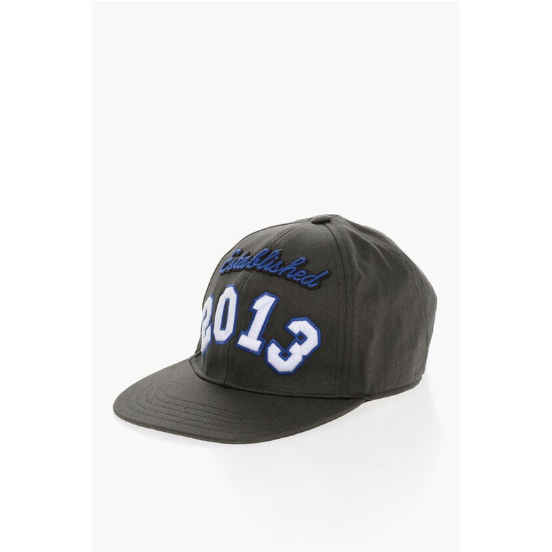 Off-White Embroidered Cotton Twill Cap