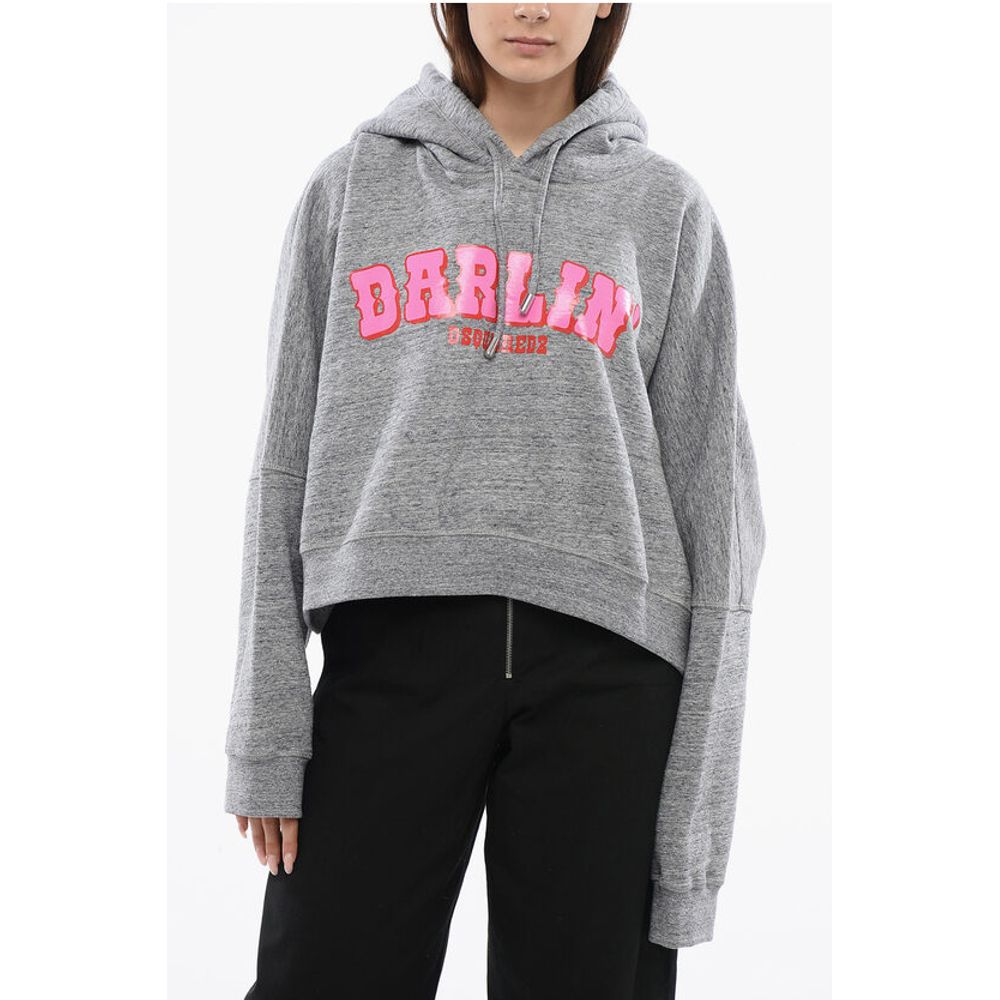 Dsquared² Printed DARLIN Melange Hoodie