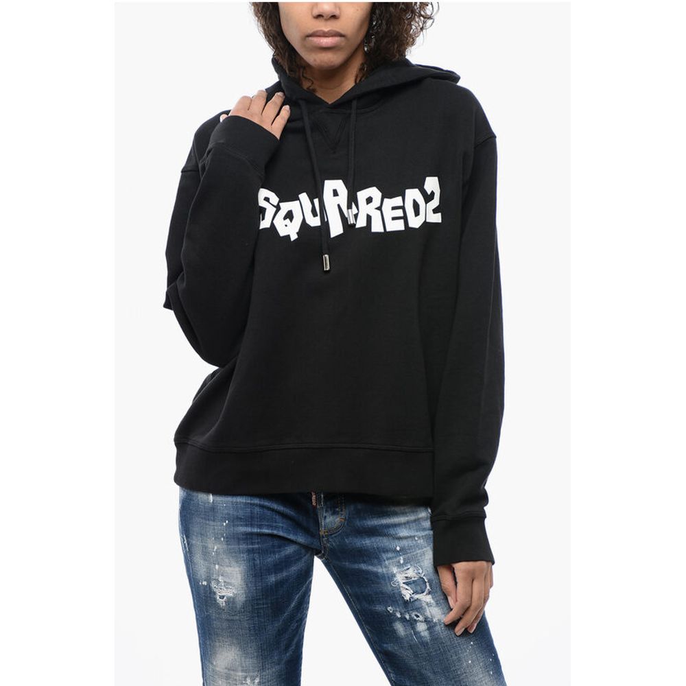 Dsquared² Oversized Hoodie with Graphic Logo