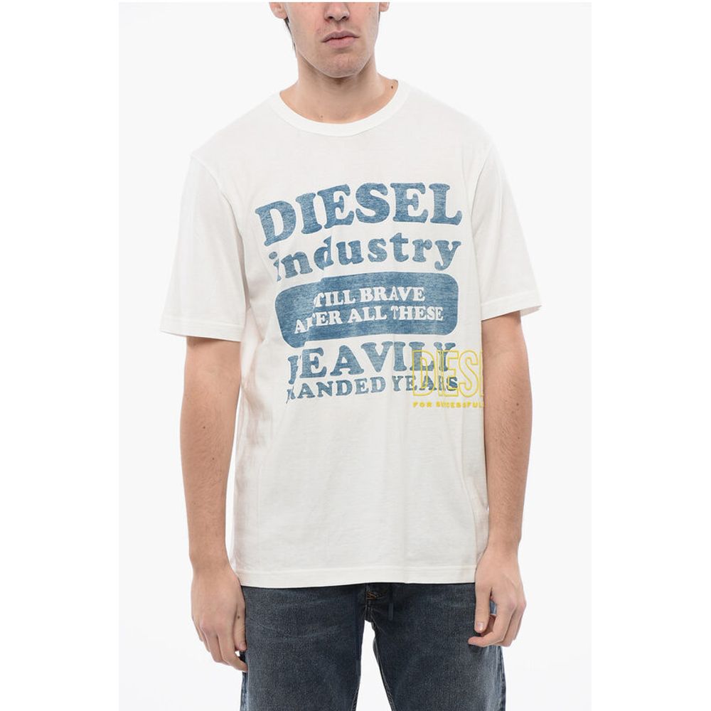 Diesel RED TAG Printed Soft Jersey T-JUST-N9 Crew-neck T-Shirt