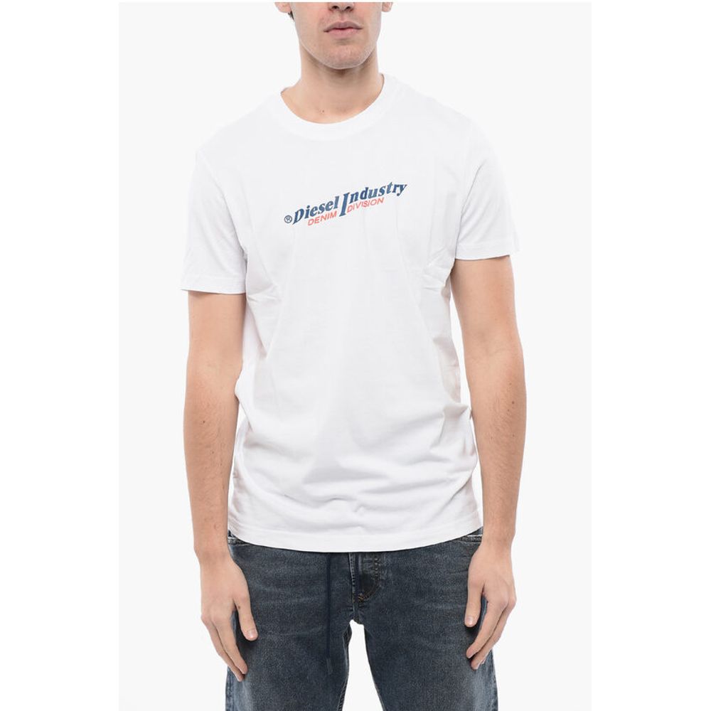 Diesel Solid Color T-DIEGOR NEW INDUSTRIES Crew-neck T-Shirt