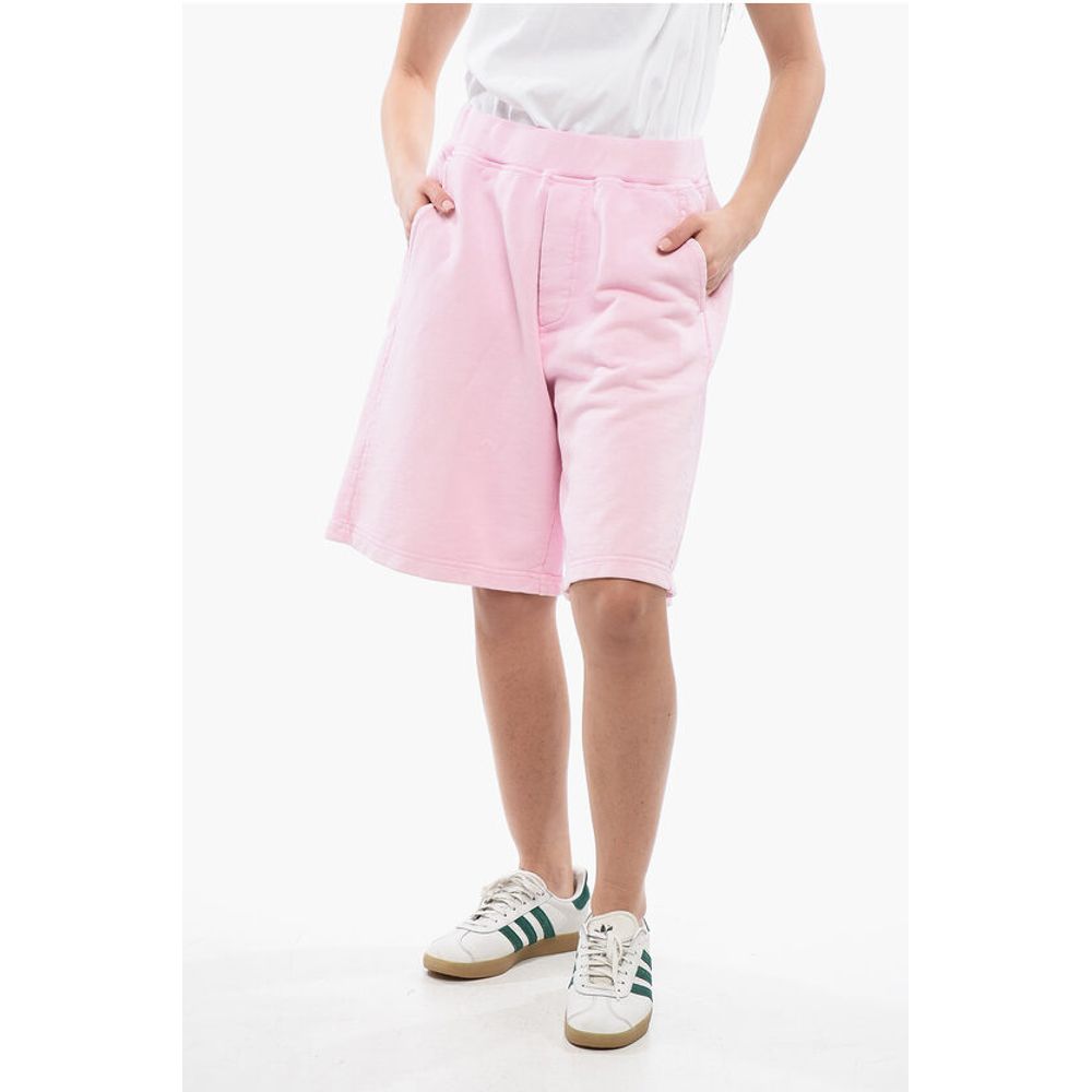 Dsquared² Brushed Cotton Oversized Shorts