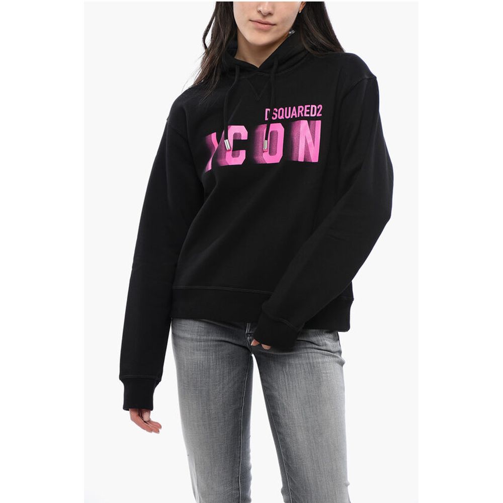 Dsquared² Brushed Cottton BLURRED ICON Hoodie