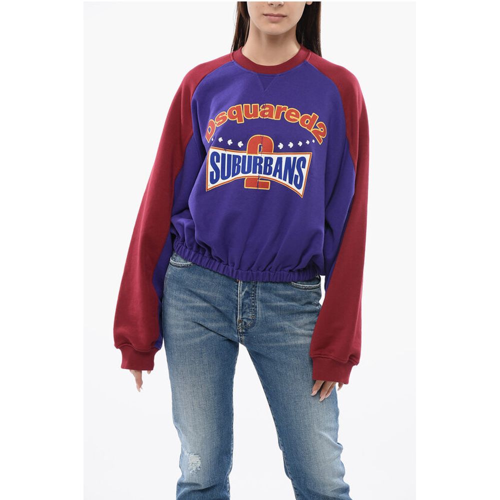 Dsquared² Printed SUBURBANS Athletic Fit Sweatshirt