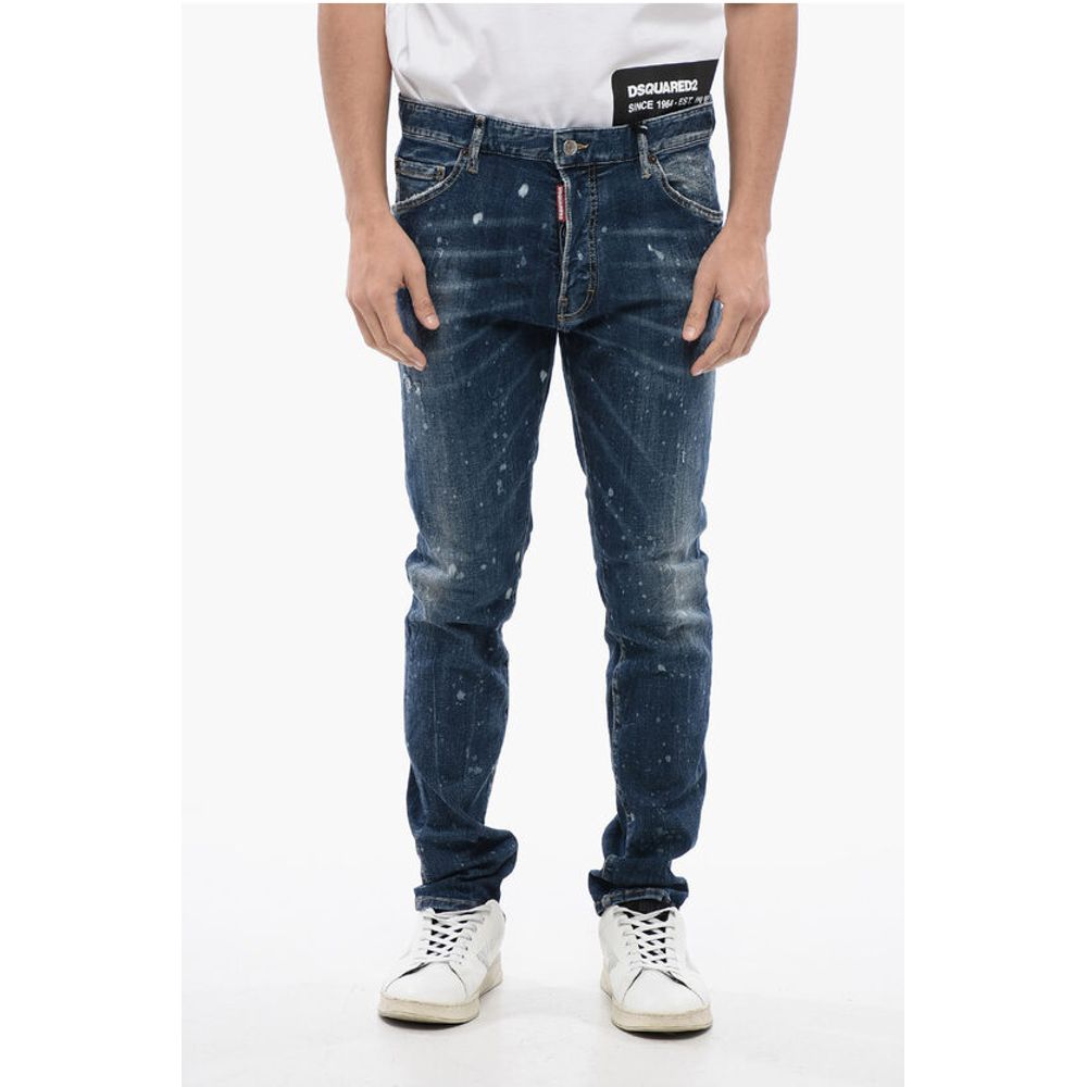 Dsquared² Distressed Cool Guy Denims with Dark Wash