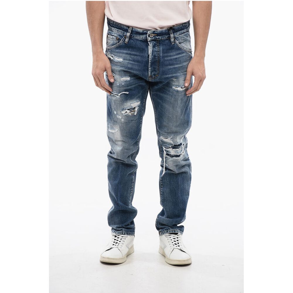 Dsquared² Cool Guy Fit Distressed Denims 17cm