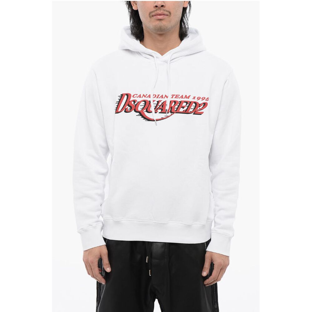Dsquared² Cool-fit Hoodie Sweatshirt with Logo Print
