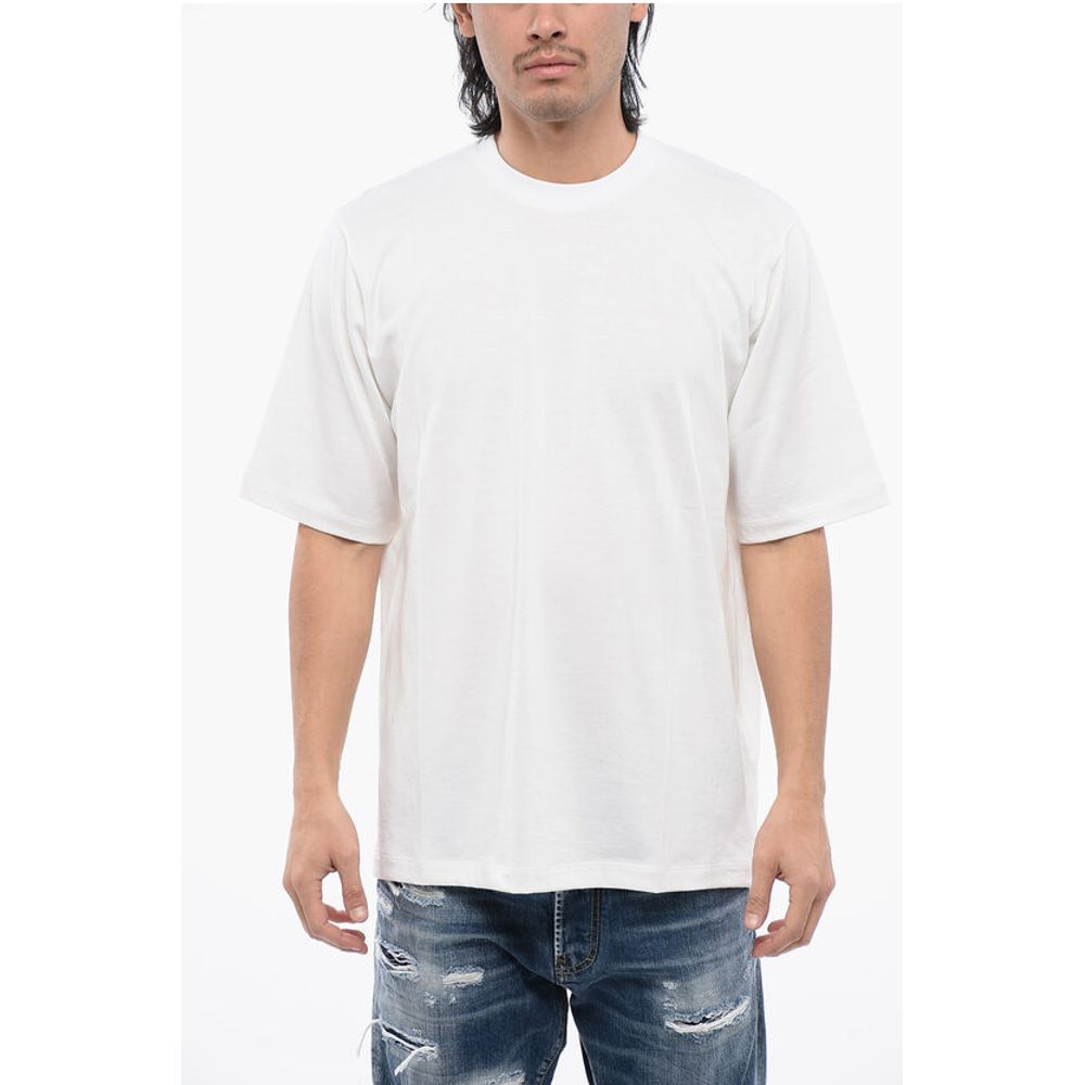 Dsquared² Football Fit Cotton Blend T-Shirt with Logo Patch