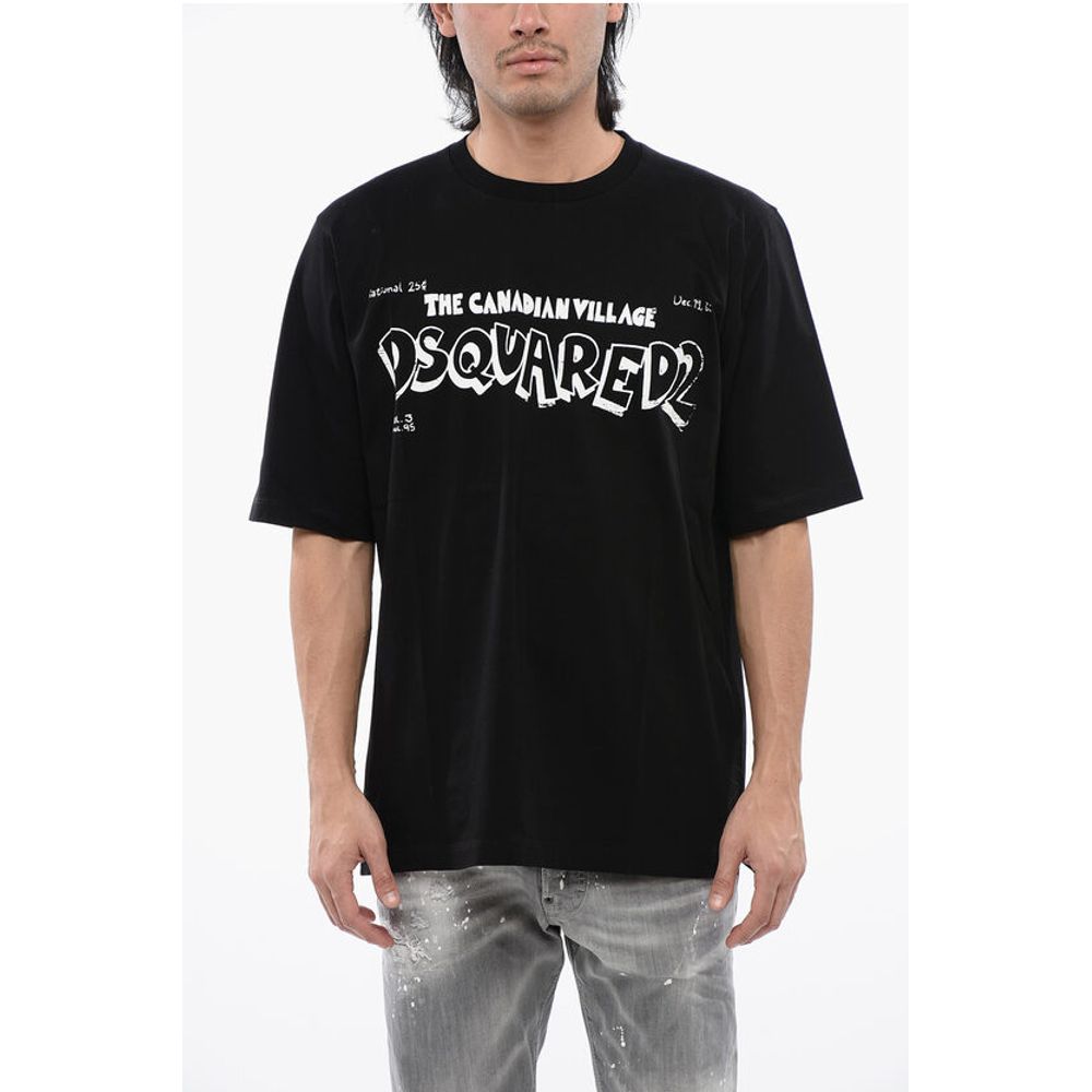 Dsquared² Skater Fit T-shirt with Contrasting Print