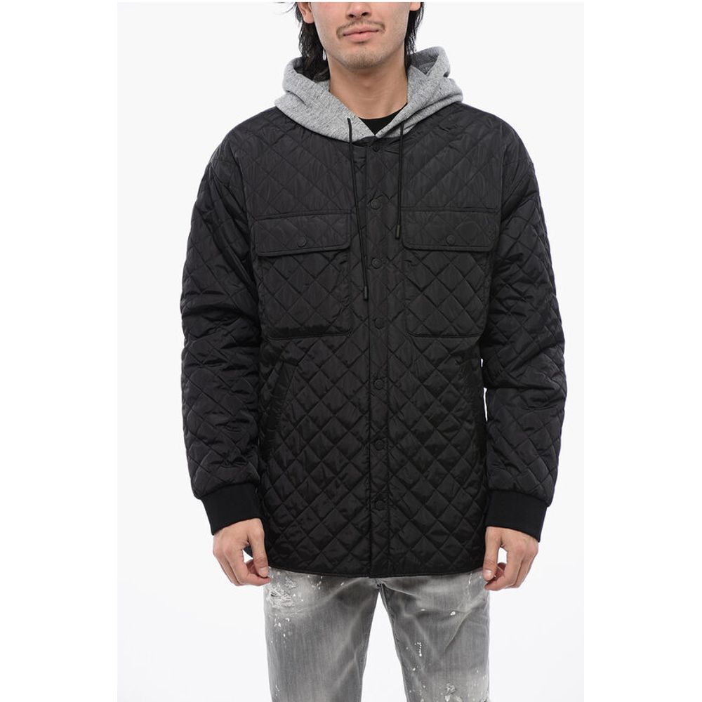 Dsquared² Quilted Jacket with Fleece Hood