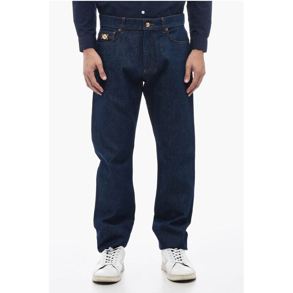 Versace Dark Wash Slim Fit Denims 17cm