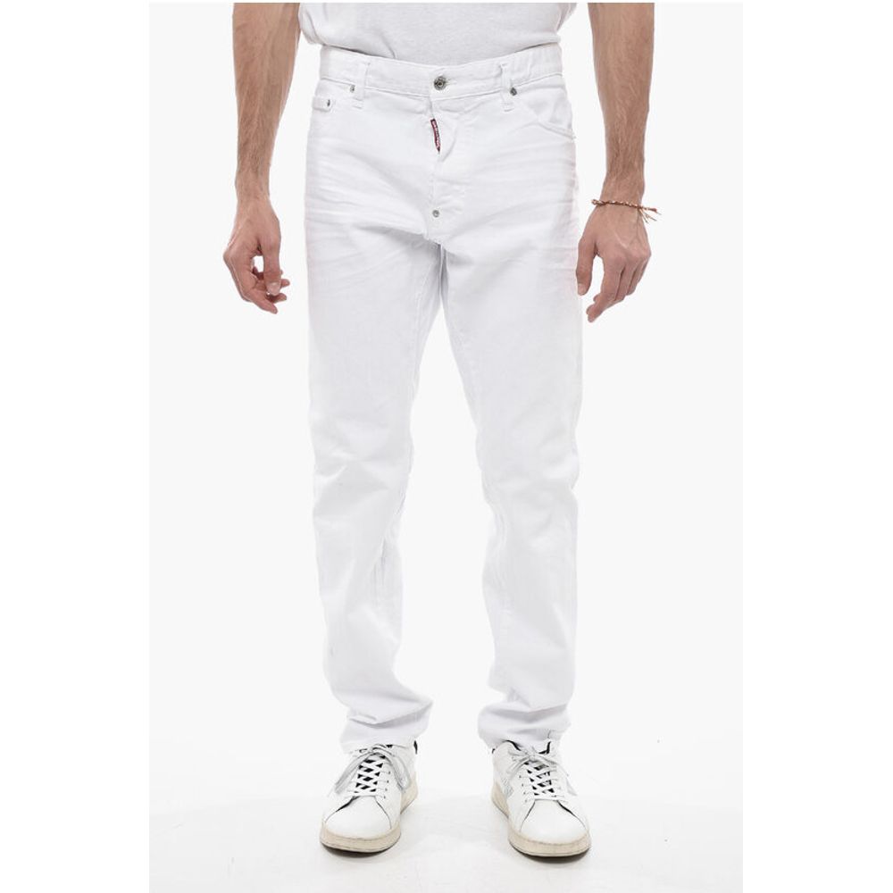 Dsquared² Cool Guy Fit DIVISION LAB Denims with Belt Loops 17cm