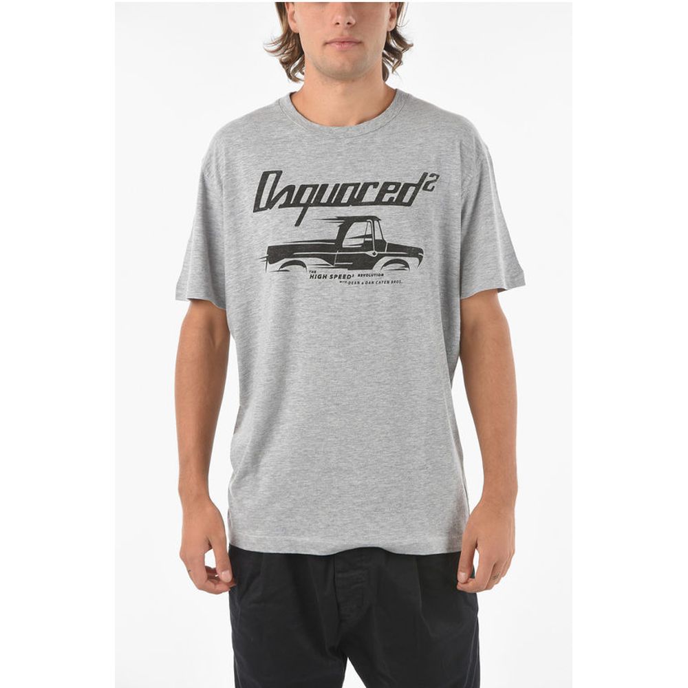 Dsquared² Flamed Cotton HIGH SPEED COOL FIT Printed T-shirt