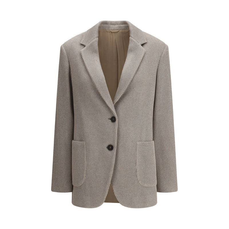 Brunello Cucinelli Gold Cotton Coat